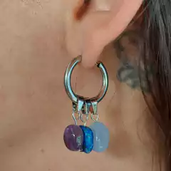 Brinco 7 chakras em pedras naturais - comprar online