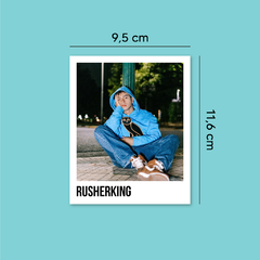 Polaroid Rusherking en internet