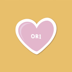 Sticker Corazón | Oriana Sabatini