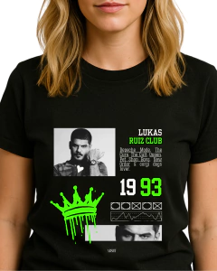 OVERSIZED E Camiseta - Lukas Ruiz Club Vintage Culture na internet