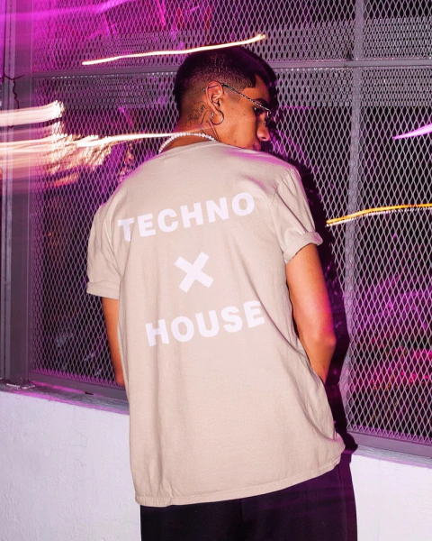 T-shirt TECHNO x HOUSE