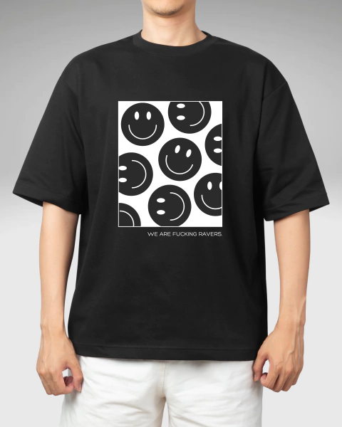 T-shirt We Are Fucking Ravers Smiles