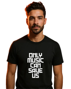 OVERSIZED e Camiseta Only Music Can Save Us - comprar online
