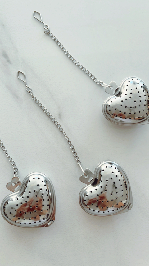 Infusor Corazón Acero Inoxidable