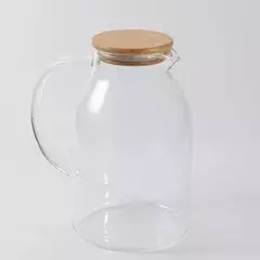 JARRA CON TAPA BAMBOO BUBLINA 1.8 L