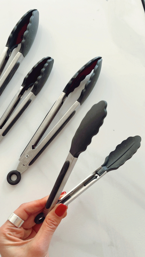 SET X 2 PINZAS METALICAS CON SILICONA