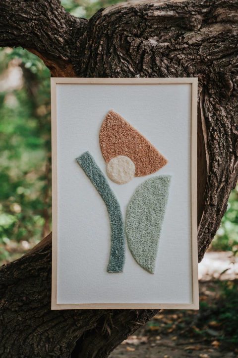 Cuadro tapiz circo- natural 88x56 - comprar online