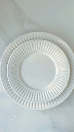 PLATOS POSTRE RAYAS X 6 IMPORTADOS - comprar online