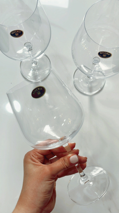 COPAS X 6 CRISTAL BOHEMIA 600ML MODELO COLIBRI