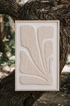 Cuadro tapiz malaika- natural 88x56 - comprar online