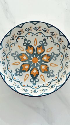Fuente Mandala XL Porcelana - Mila.decohogar