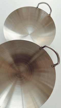 WOK ACERO INOX 32 cm
