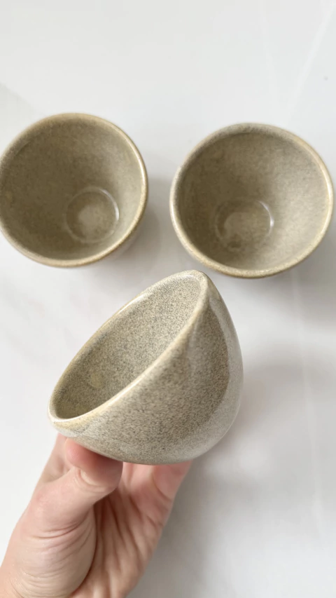 Cuenco / Mug / pocillo Benjamin -beige jaspeado - comprar online