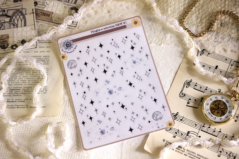 Cartela Pingos e Estrelas | Special Handmade Things
