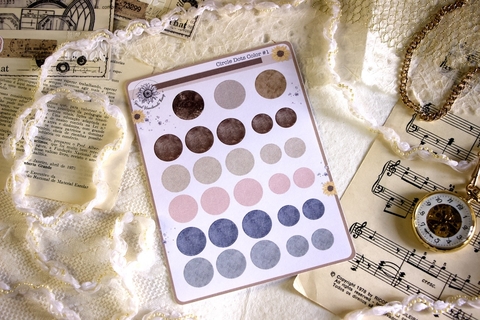 Cartela Colour Dots #1 | Special Handmade Things