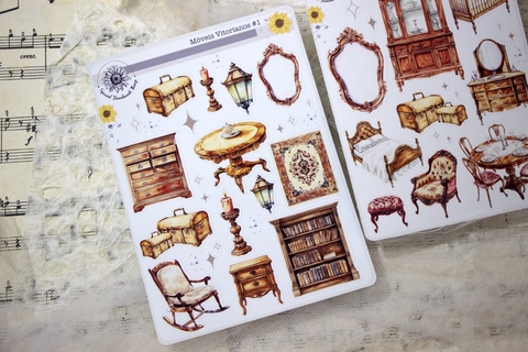 Kit Cartela Móveis Vitorianos #1 e #2 | Special Handmade Things - comprar online