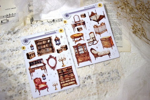 Kit Cartela Móveis Antigos #1 e #2 | Special Handmade Things - comprar online