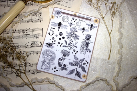 Cartela Ephemera B&W #1 | Special Handmade Things