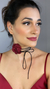 chocker rosa menor