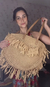 bolsa ombro palha - Simone Bárbara 
