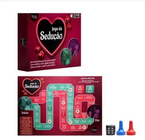 Jogo Da Sedução Tabuleiro Diversão Ao Cubo