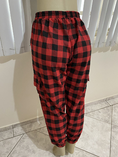 Calça Jogger Xadrez Flanelada - HYSTERIA