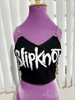 Cropped Slipknot Correntes - comprar online