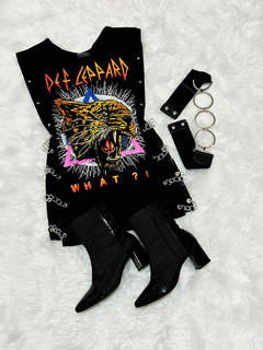 Maxi Blusa Def Leppard - What?!