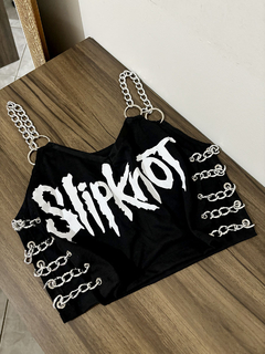 Cropped Slipknot Correntes na internet