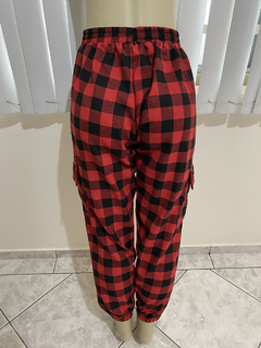 Calça Jogger Xadrez Flanelada - loja online
