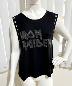 Blusa Iron Maiden Costas Nua Correntes Luxo - loja online