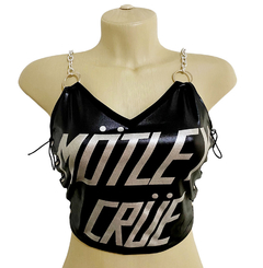 Cropped Motley Crue Deluxe Glitter - comprar online