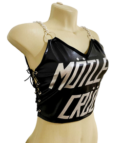 Cropped Motley Crue Deluxe Glitter