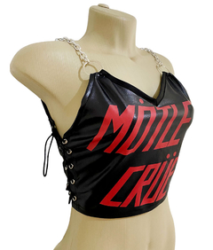 Cropped Motley Crue Deluxe Red