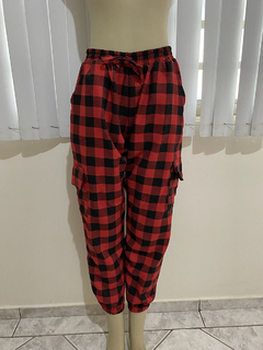 Calça Jogger Xadrez Flanelada - comprar online