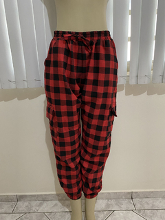 Calça Jogger Xadrez Flanelada