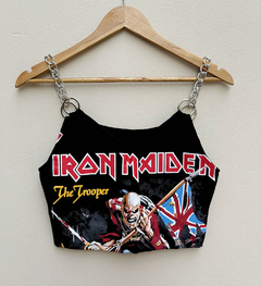 Cropped Iron Maiden - The trooper