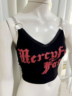 Cropped Mercyful Fate Correntes - HYSTERIA