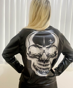 Jaqueta Skull Glitter