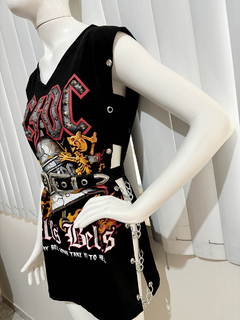 Maxi Blusa AC/DC Custom na internet