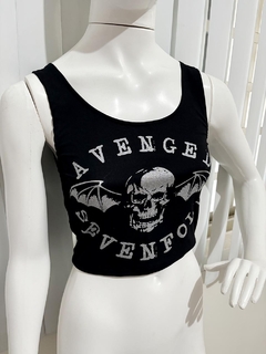 Cropped Avenged Sevenfold Glitter