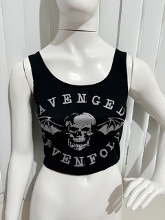 Cropped Avenged Sevenfold Glitter - comprar online