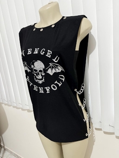 Maxi Blusa Avenged Sevenfold Glitter na internet