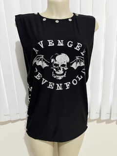 Maxi Blusa Avenged Sevenfold Glitter - comprar online