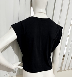 Maxi Cropped Pink Floyd manga francesa - comprar online