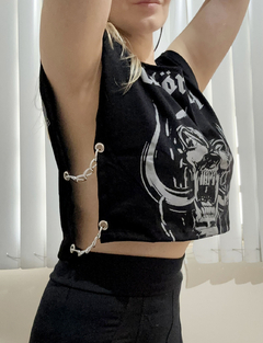 Cropped Motorhead Correntes - comprar online