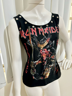 Blusa Iron Maiden Costas Nua Correntes - loja online