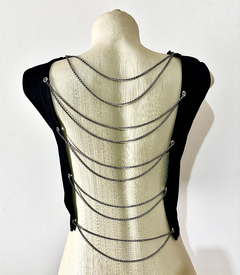 Maxi Cropped Bon Jovi Costas Nua Correntes - HYSTERIA