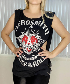 Maxi Blusa Aerosmith na internet