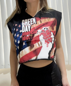 Cropped GREEN DAY Correntes na internet